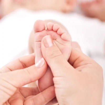 Photo d'un pieds de bébé