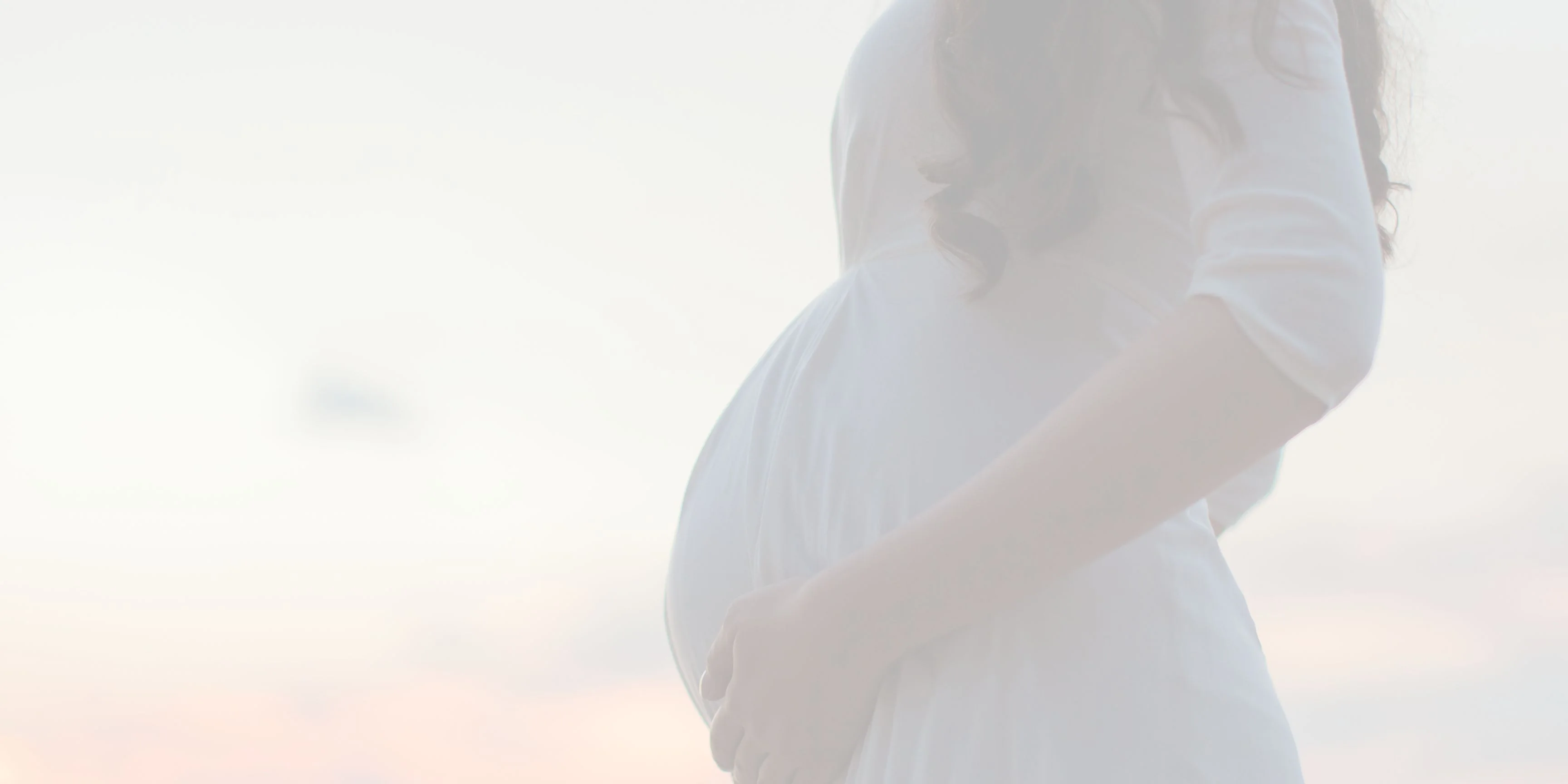 Bannière photo d'une femme enceinte
